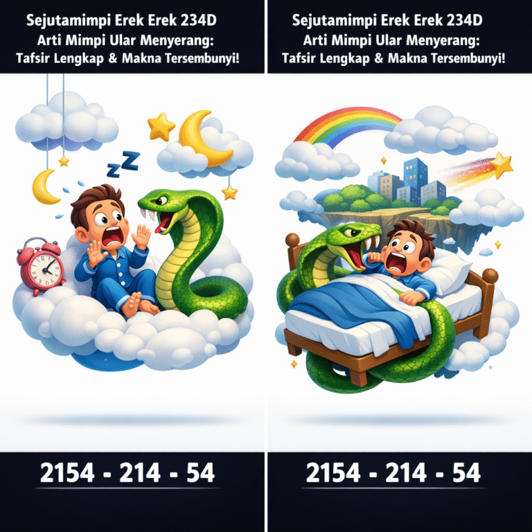 Sejutamimpi Erek Erek 234D Arti Mimpi Ular Menyerang: Tafsir Lengkap & Makna Tersembunyi!