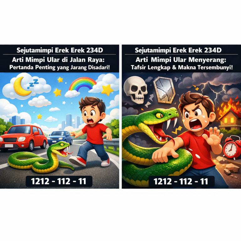 Sejutamimpi Erek Erek 234D Arti Mimpi Ular di Jalan Raya: Pertanda Penting yang Jarang Disadari!