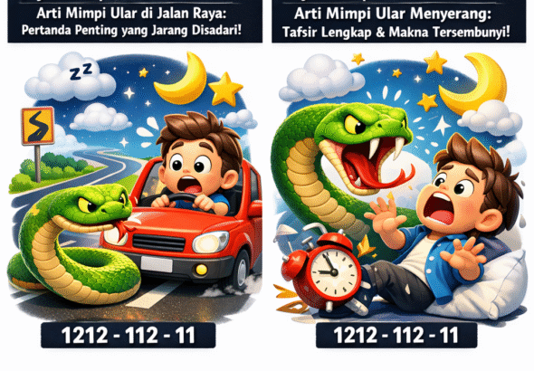 Sejutamimpi Erek Erek 234D Arti Mimpi Ular di Jalan Raya: Pertanda Penting yang Jarang Disadari!