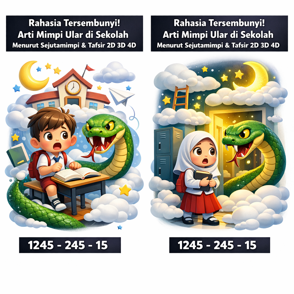 Rahasia Tersembunyi! Arti Mimpi Ular di Sekolah Menurut Sejutamimpi & Tafsir 2D 3D 4D