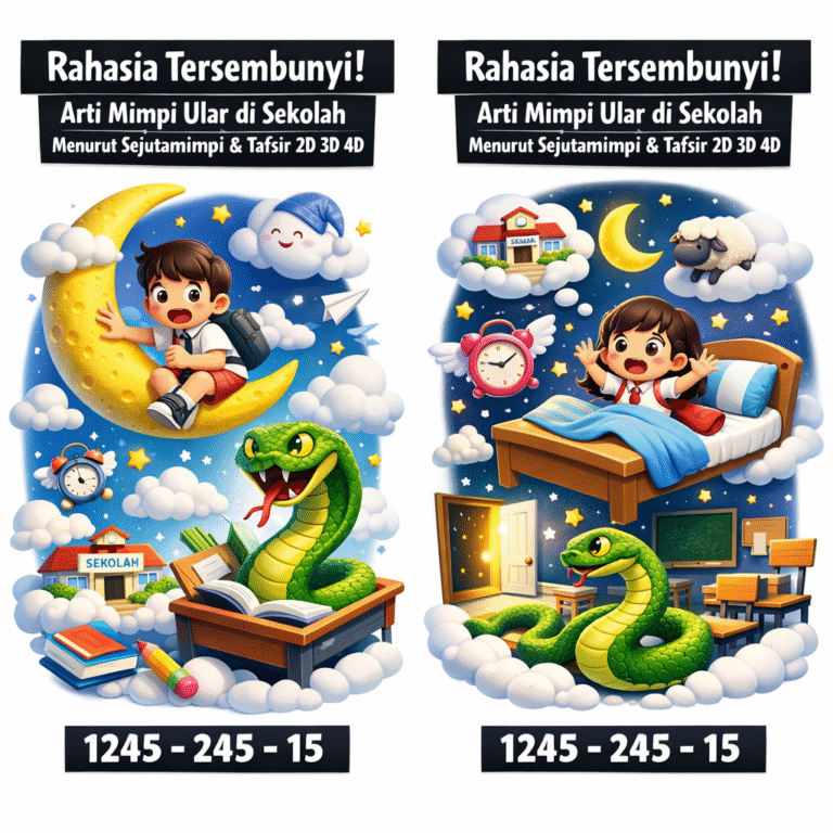 Rahasia Tersembunyi! Arti Mimpi Ular di Sekolah Menurut Sejutamimpi & Tafsir 2D 3D 4D