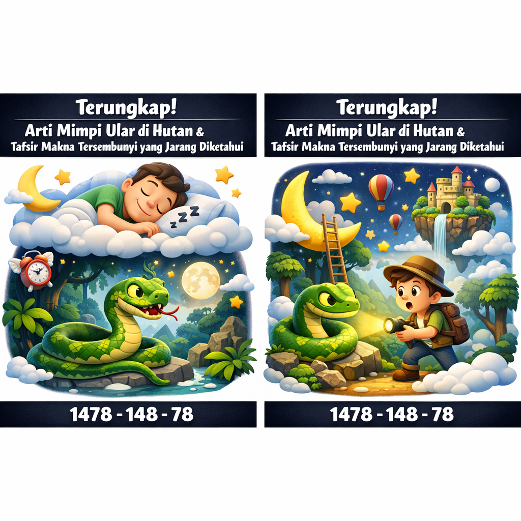 Terungkap! Arti Mimpi Ular di Hutan & Tafsir Makna Tersembunyi yang Jarang Diketahui