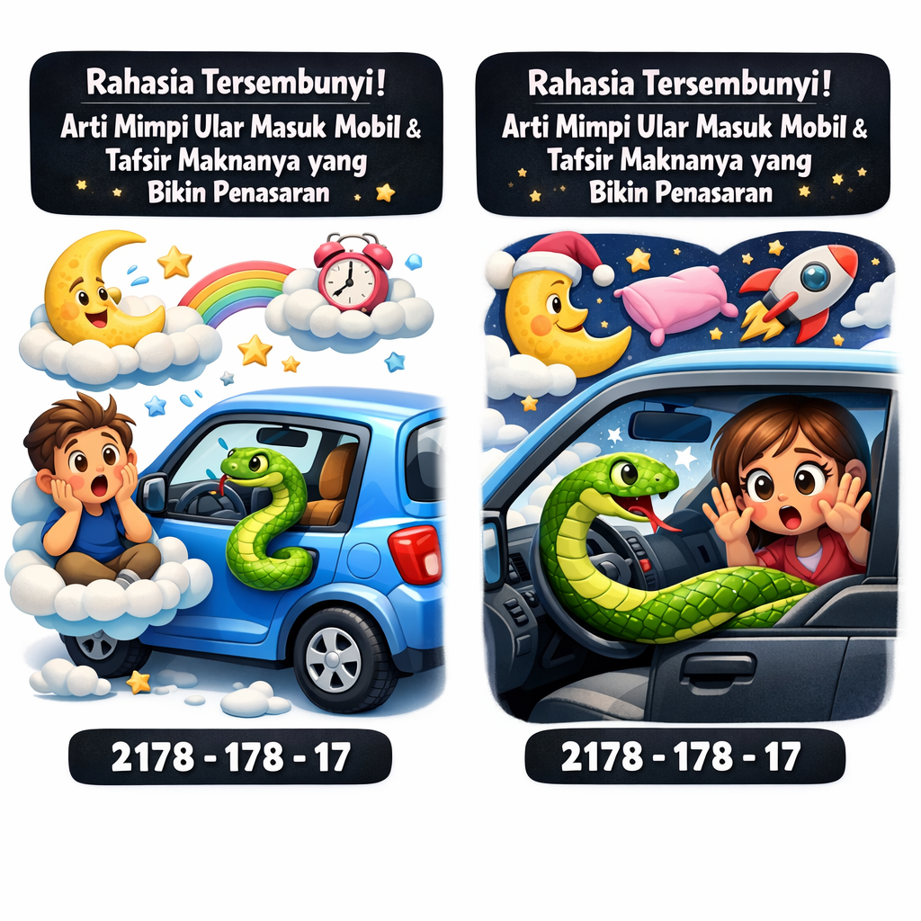 Temukan arti mimpi ular masuk mobil secara lengkap dan mendalam. Pelajari makna, tafsir, dan kode alam dari arti mimpi ular masuk mobil yang penuh misteri.