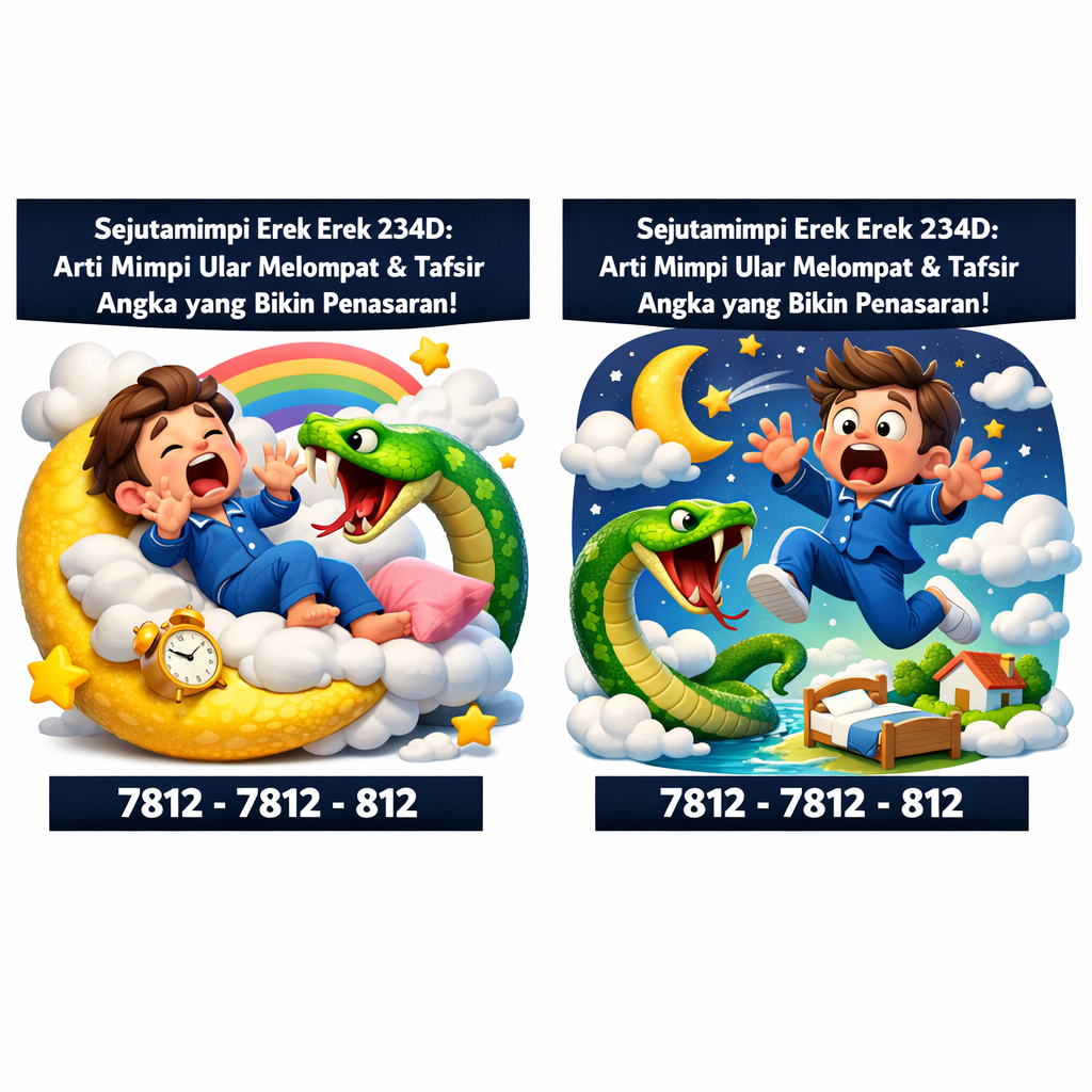 Sejutamimpi Erek Erek 234D: Arti Mimpi Ular Melompat & Tafsir Angka yang Bikin Penasaran!