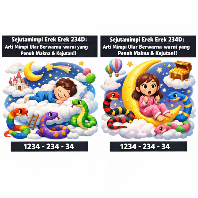 Sejutamimpi Erek Erek 234D: Arti Mimpi Ular Berwarna-warni yang Penuh Makna & Kejutan!