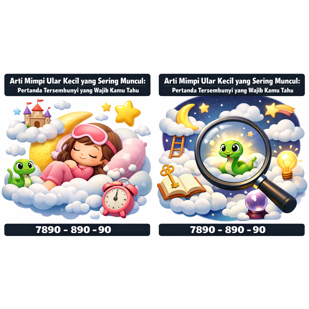 Arti Mimpi Ular Kecil yang Sering Muncul: Pertanda Tersembunyi yang Wajib Kamu Tahu