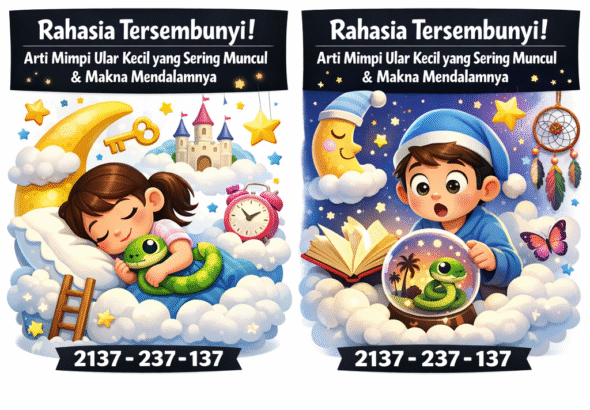 Rahasia Tersembunyi! Arti Mimpi Ular Kecil yang Sering Muncul & Makna Mendalamnya