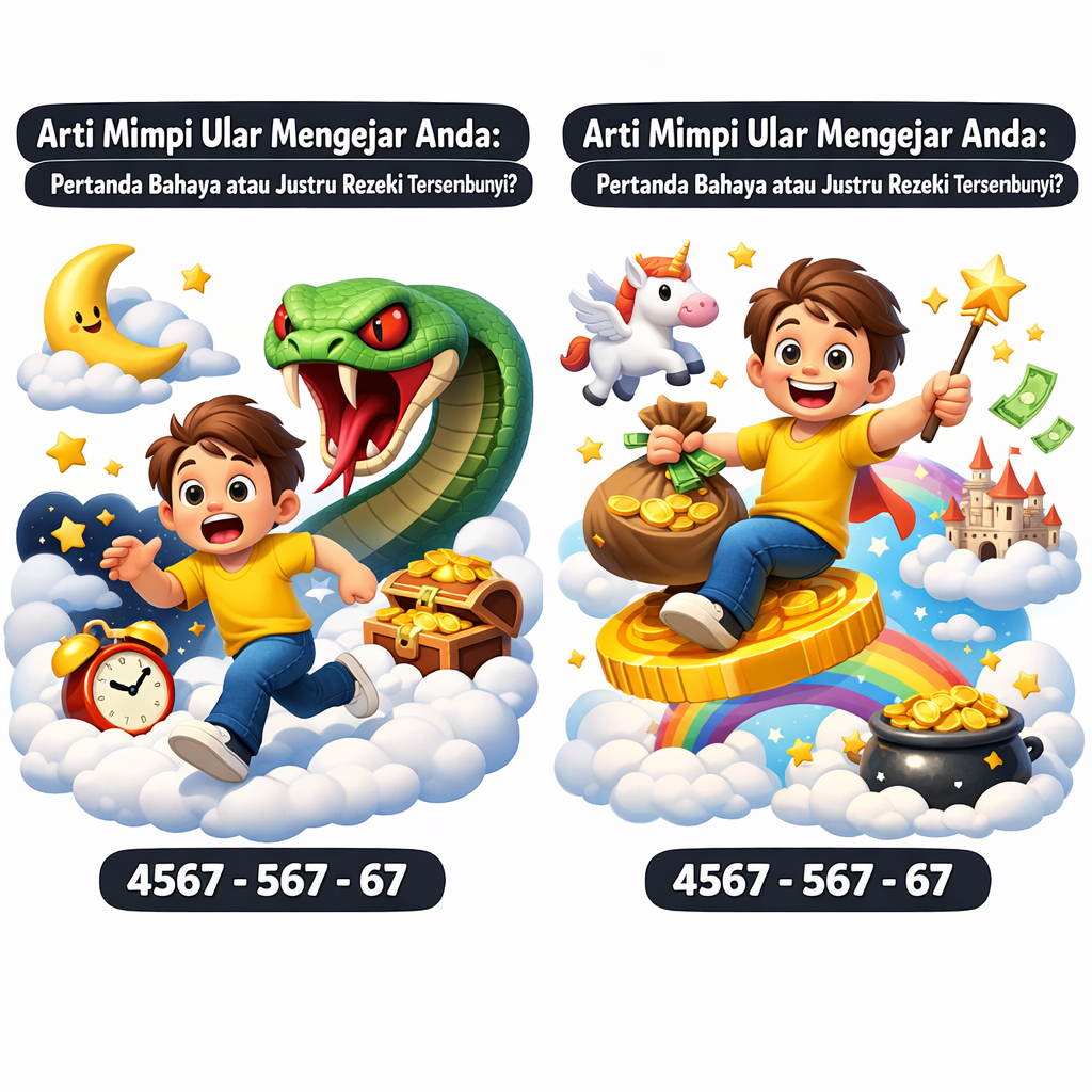 Arti Mimpi Ular Mengejar Anda: Pertanda Bahaya atau Justru Rezeki Tersembunyi?