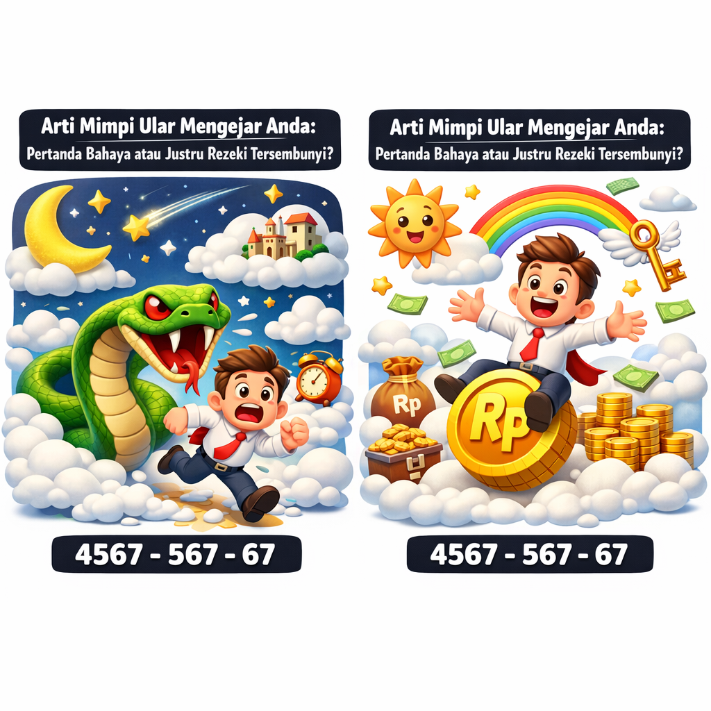 Arti Mimpi Ular Mengejar Anda: Pertanda Bahaya atau Justru Rezeki Tersembunyi?