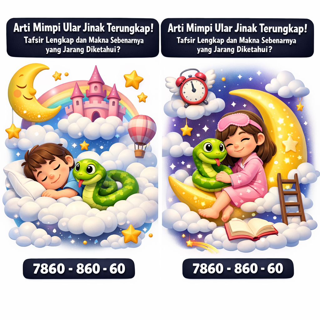 Arti Mimpi Ular Jinak Terungkap! Tafsir Lengkap dan Makna Sebenarnya yang Jarang Diketahui