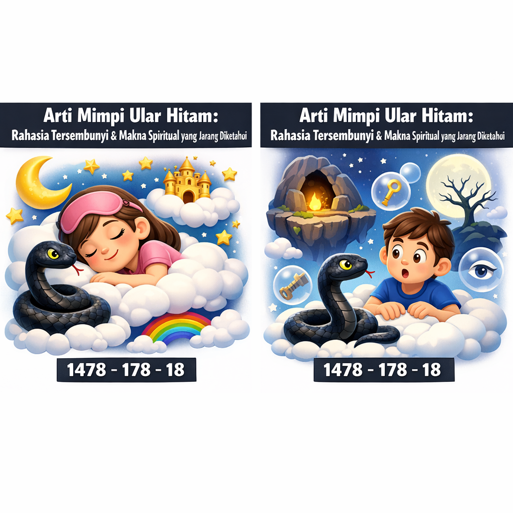 Temukan arti mimpi ular hitam dan makna spiritual di baliknya. Kupas tafsir lengkap, simbol kehidupan, serta kode alam yang sering dikaitkan dengan mimpi ini.