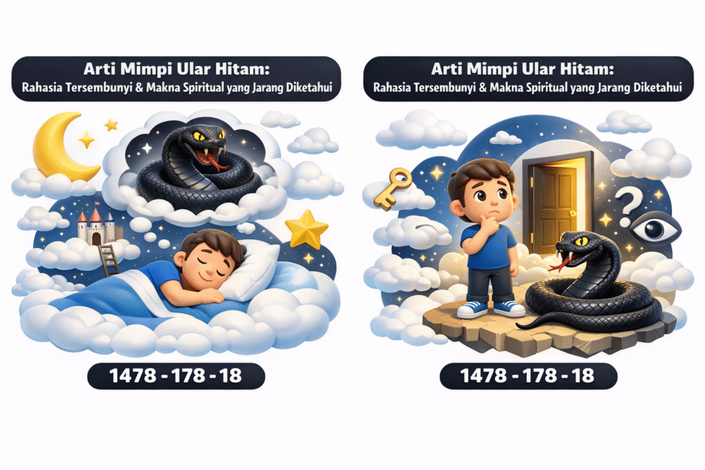 Arti Mimpi Ular Hitam: Rahasia Tersembunyi & Makna Spiritual yang Jarang Diketahui