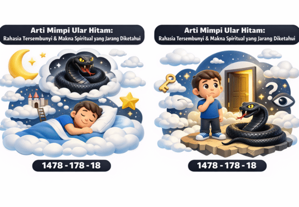 Arti Mimpi Ular Hitam: Rahasia Tersembunyi & Makna Spiritual yang Jarang Diketahui