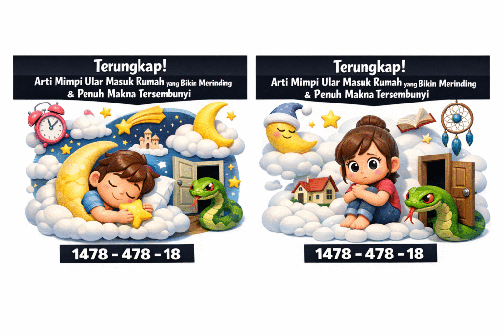 Terungkap! Arti Mimpi Ular Masuk Rumah yang Bikin Merinding & Penuh Makna Tersembunyi