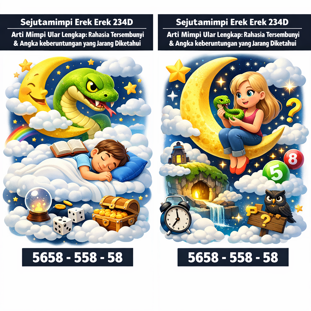 Sejutamimpi Erek Erek 234D Arti Mimpi Ular Lengkap: Rahasia Tersembunyi & Angka Keberuntungan yang Jarang Diketahui