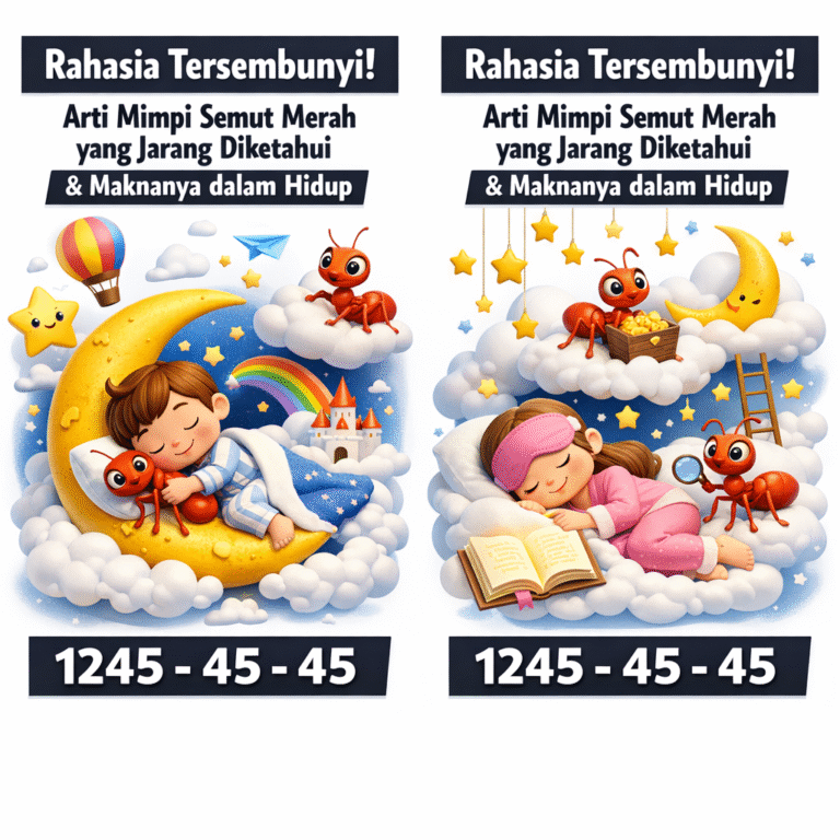 Rahasia Tersembunyi! Arti Mimpi Semut Merah yang Jarang Diketahui & Maknanya dalam Hidup