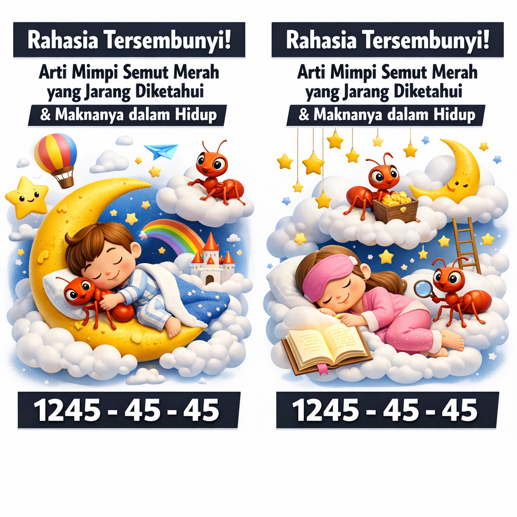 Rahasia Tersembunyi! Arti Mimpi Semut Merah yang Jarang Diketahui & Maknanya dalam Hidup