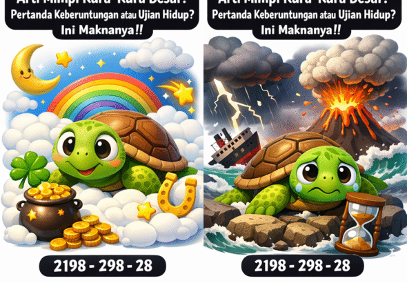 Temukan arti mimpi kura-kura besar yang penuh makna tentang kesabaran, rezeki, dan perjalanan hidup. Simak tafsir lengkap dan kode alamnya di sini.