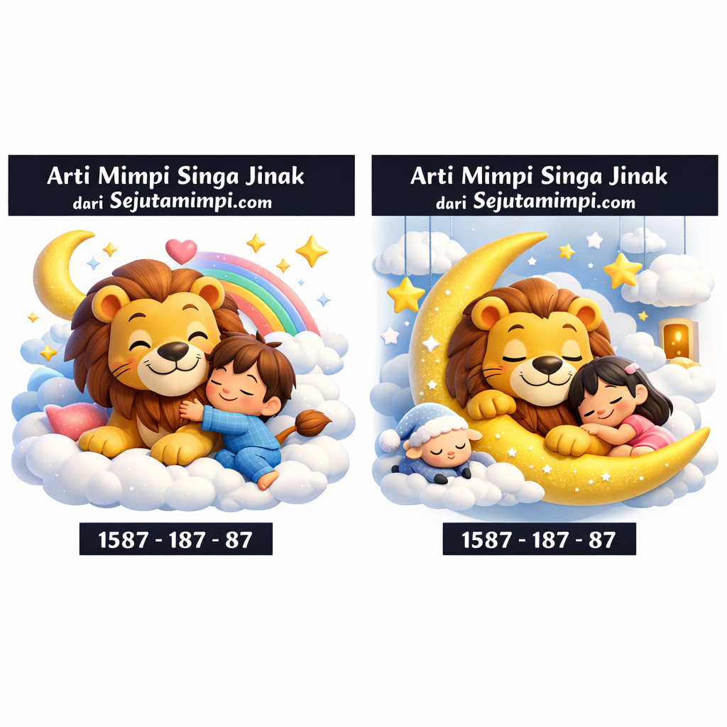 Arti Mimpi Singa Jinak dari Sejutamimpi.com