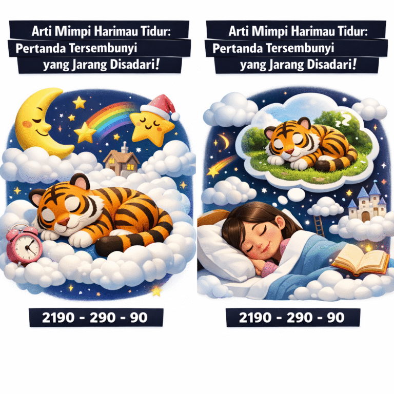 Arti Mimpi Harimau Tidur: Pertanda Tersembunyi yang Jarang Disadari!