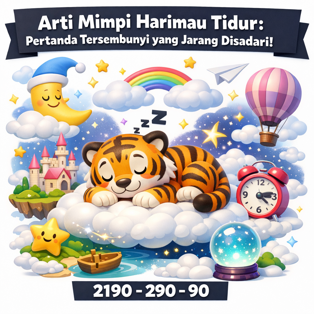 Arti Mimpi Harimau Tidur: Pertanda Tersembunyi yang Jarang Disadari!