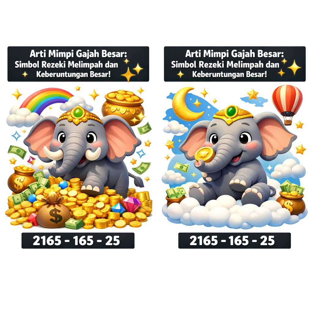 Arti Mimpi Gajah Besar: Simbol Rezeki Melimpah dan Keberuntungan Besar!