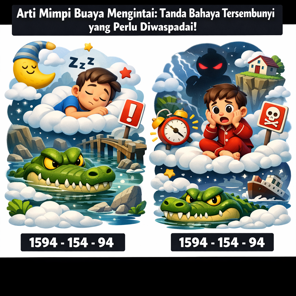 Arti Mimpi Buaya Mengintai: Tanda Bahaya Tersembunyi yang Perlu Diwaspadai!