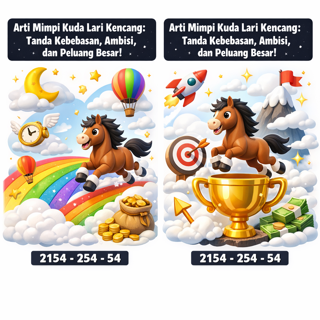 Arti Mimpi Kuda Lari Kencang: Tanda Kebebasan, Ambisi, dan Peluang Besar!