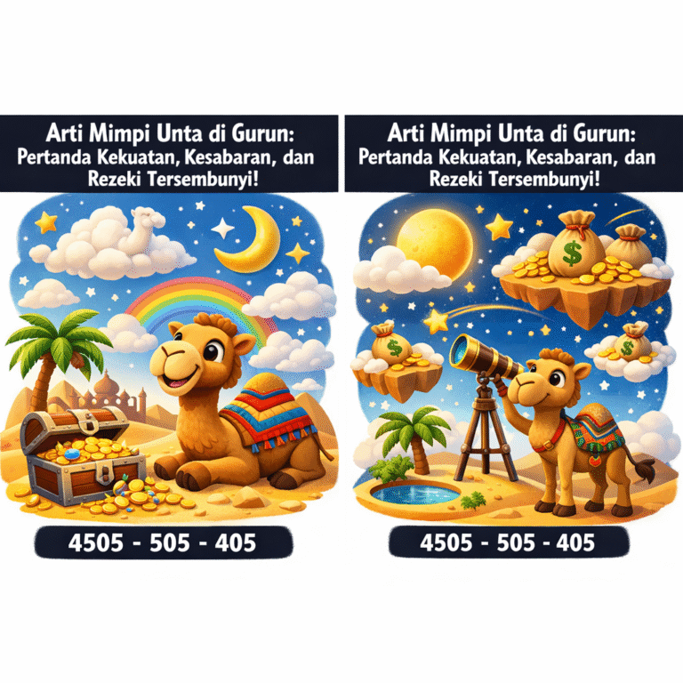 Arti Mimpi Unta di Gurun: Pertanda Kekuatan, Kesabaran, dan Rezeki Tersembunyi!