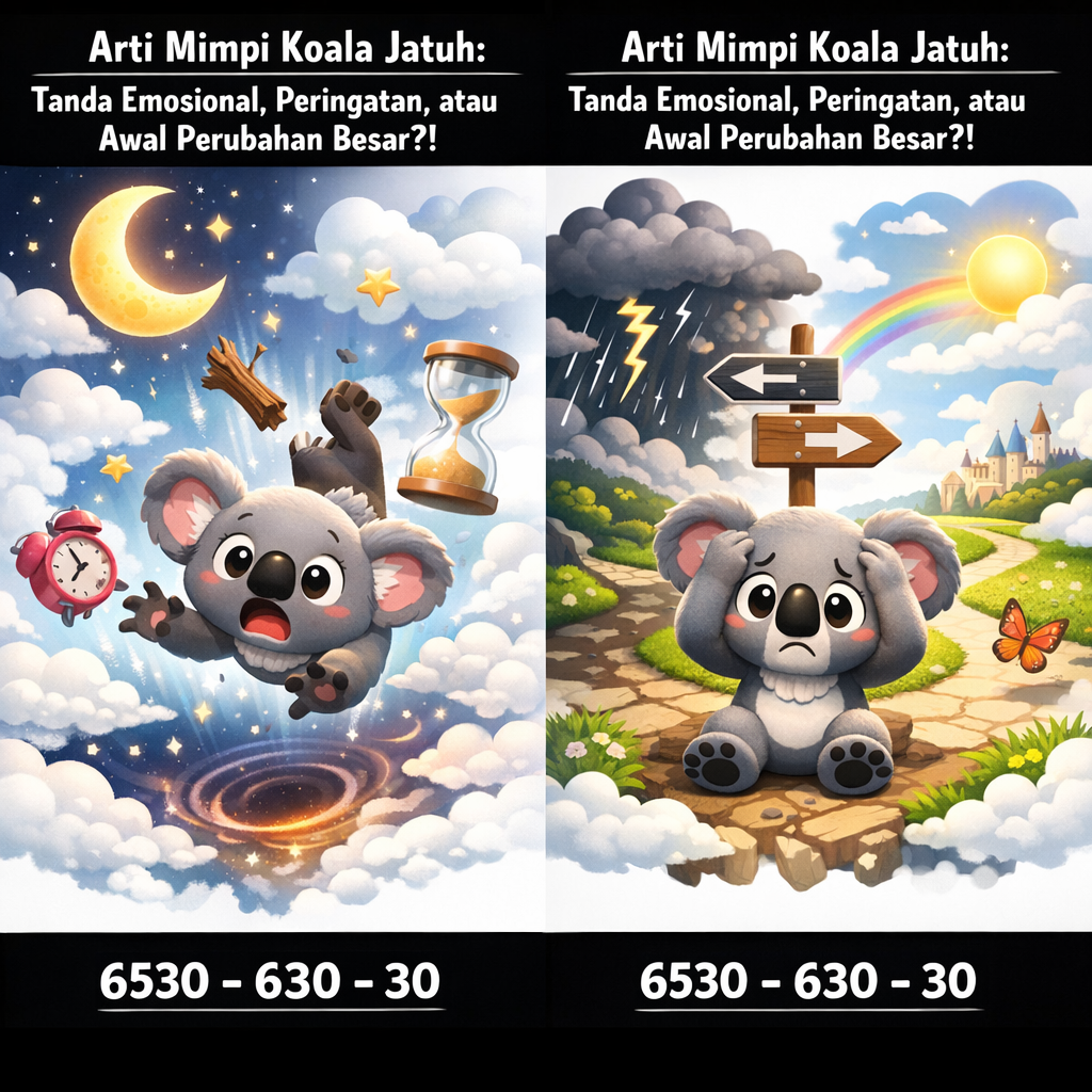 Arti Mimpi Koala Jatuh: Tanda Emosional, Peringatan, atau Awal Perubahan Besar?