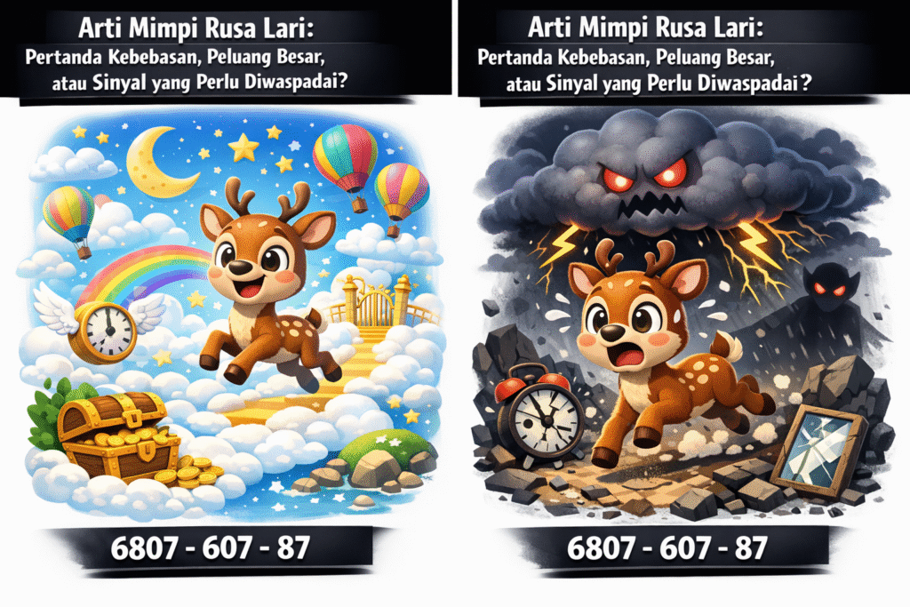 Arti Mimpi Rusa Lari: Pertanda Kebebasan, Peluang Besar, atau Sinyal yang Perlu Diwaspadai?