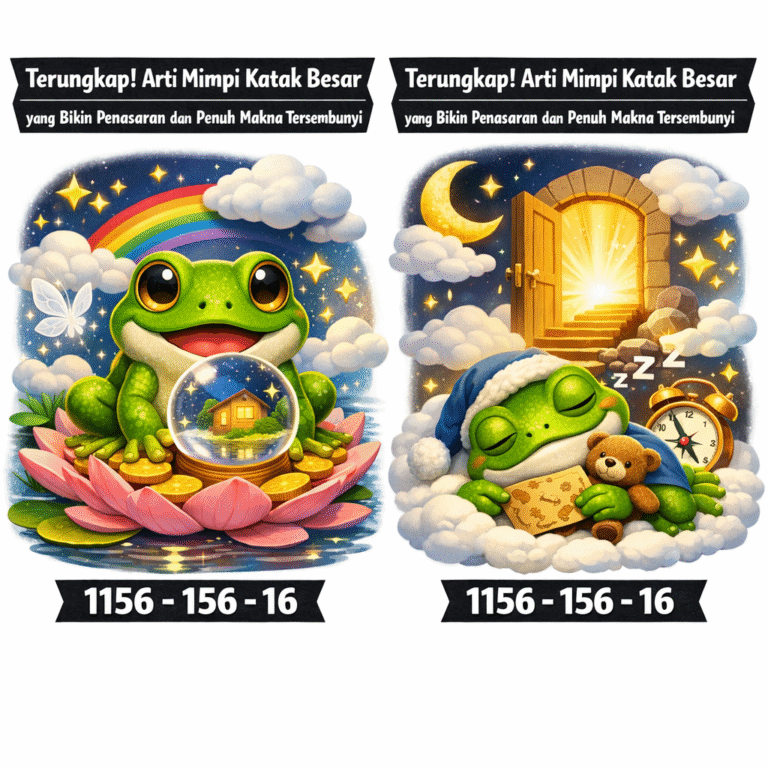 Arti Mimpi Katak Besar mengandung berbagai makna tersembunyi tentang perubahan, keberuntungan, dan emosi. Simak penjelasan lengkapnya di sini!