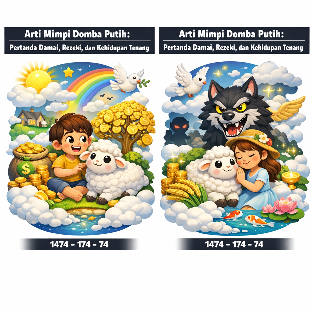 Arti Mimpi Domba Putih: Pertanda Damai, Rezeki, dan Kehidupan Tenang