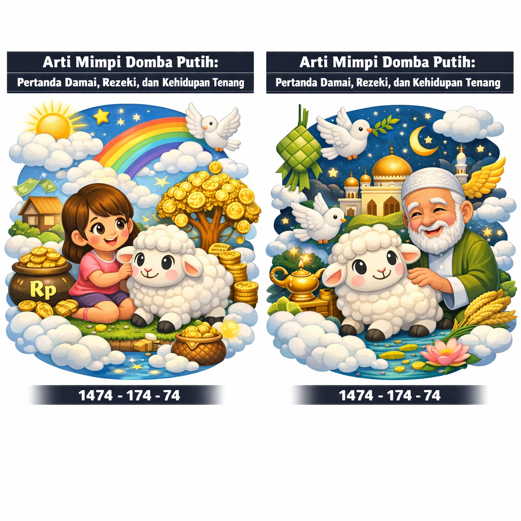 Arti Mimpi Domba Putih: Pertanda Damai, Rezeki, dan Kehidupan Tenang
