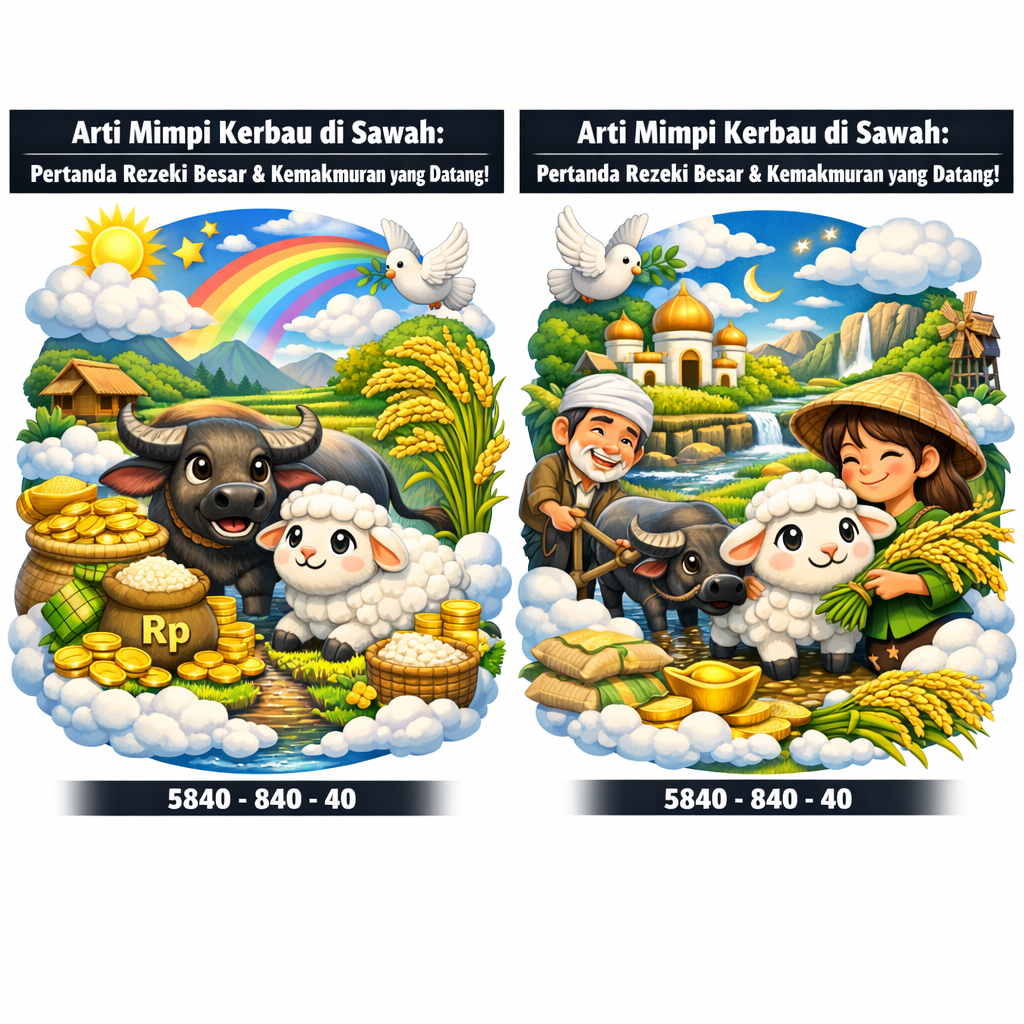 Arti Mimpi Kerbau di Sawah: Pertanda Rezeki Besar & Kemakmuran yang Datang!