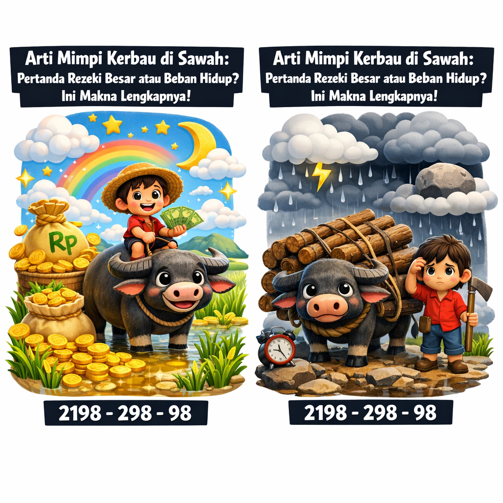 Arti Mimpi Kerbau di Sawah: Pertanda Rezeki Besar atau Beban Hidup? Ini Makna Lengkapnya!