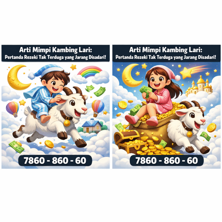 Arti Mimpi Kambing Lari: Pertanda Rezeki Tak Terduga yang Jarang Disadari!