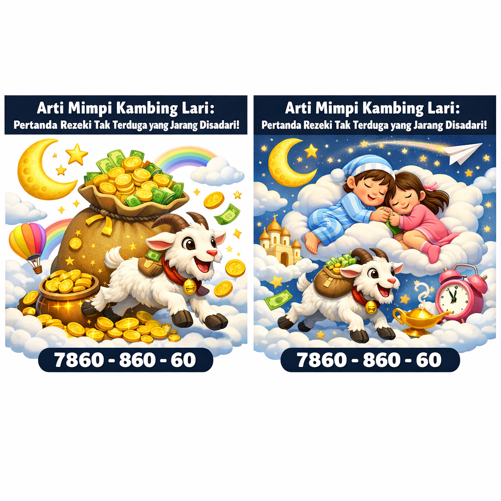 Arti Mimpi Kambing Lari: Pertanda Rezeki Tak Terduga yang Jarang Disadari!