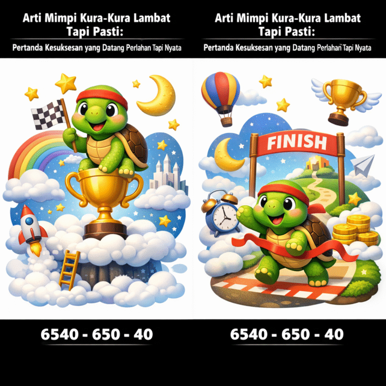 Arti Mimpi Kura-Kura Lambat Tapi Pasti: Pertanda Kesuksesan yang Datang Perlahan Tapi Nyata