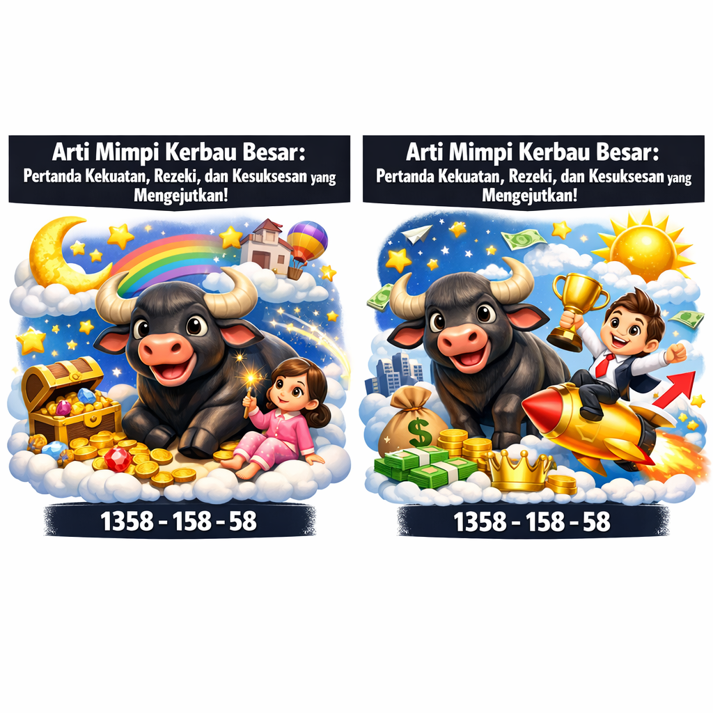 Arti mimpi kerbau besar mengandung makna kekuatan, kesabaran, dan rezeki. Temukan tafsir lengkap arti mimpi kerbau besar di sini dengan penjelasan detail dan mudah dipahami.