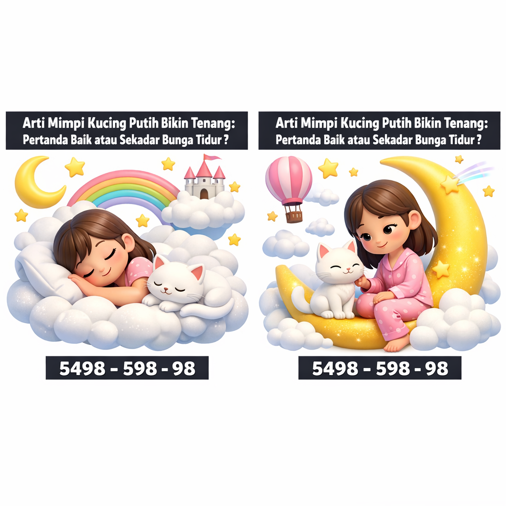 Arti Mimpi Kucing Putih Bikin Tenang: Pertanda Baik atau Sekadar Bunga Tidur?