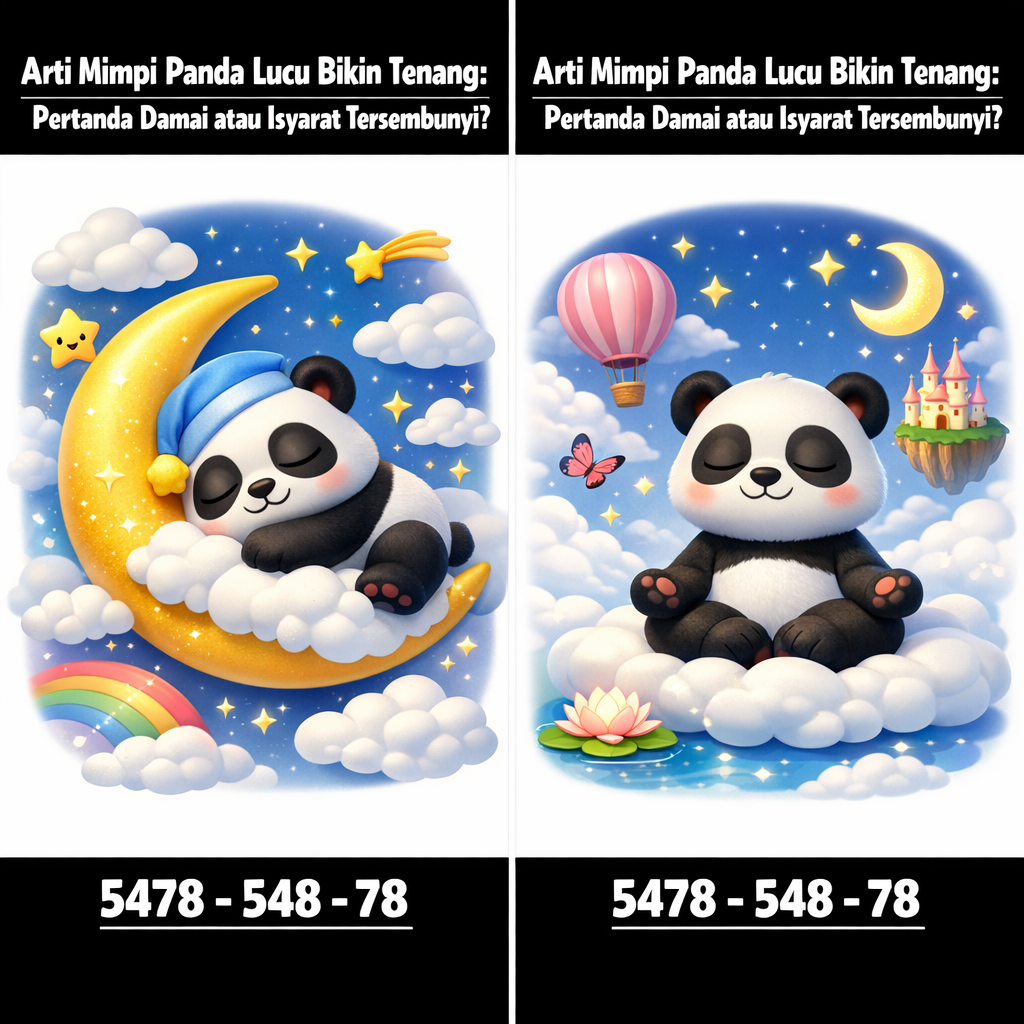 Arti Mimpi Panda Lucu Bikin Tenang: Pertanda Damai atau Isyarat Tersembunyi?