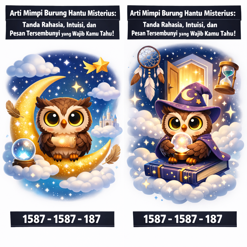 Arti Mimpi Burung Hantu Misterius: Tanda Rahasia, Intuisi, dan Pesan Tersembunyi yang Wajib Kamu Tahu!