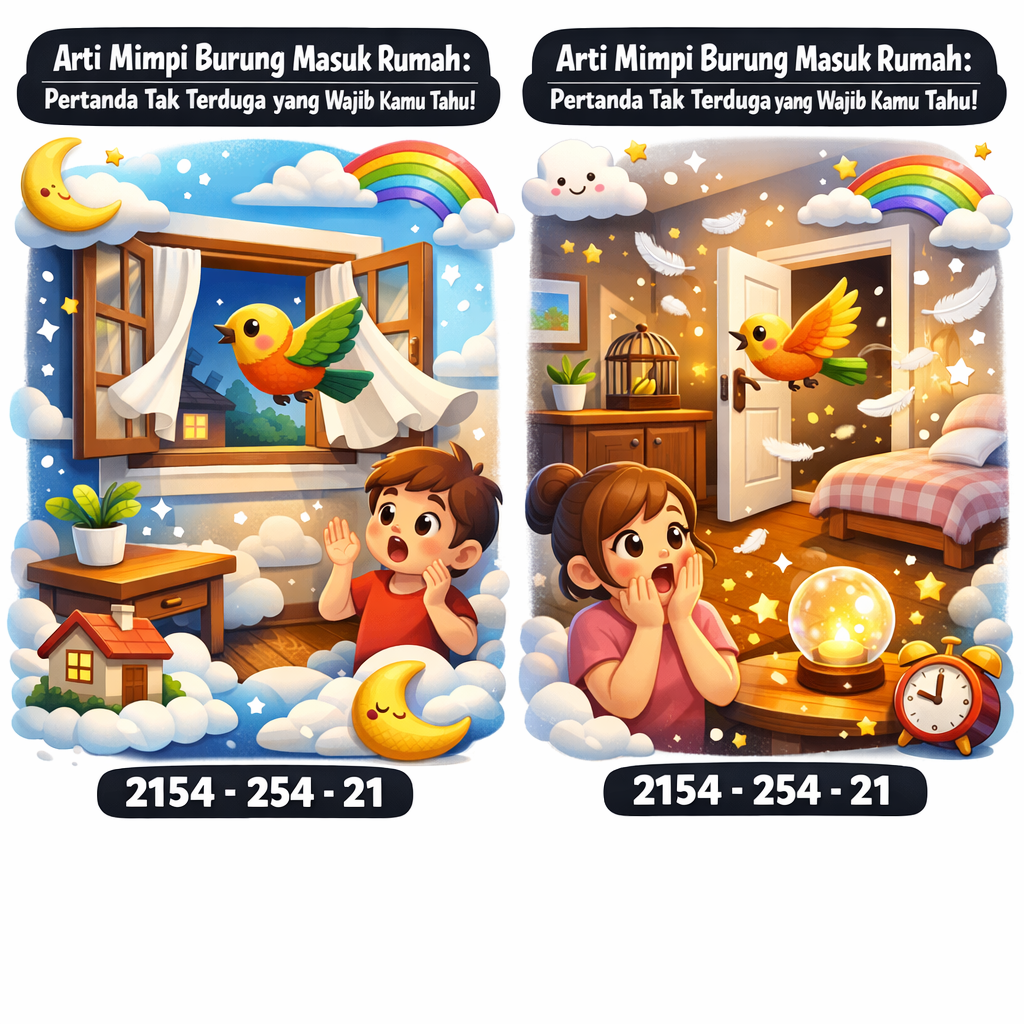 Arti Mimpi Burung Masuk Rumah: Pertanda Tak Terduga yang Wajib Kamu Tahu!