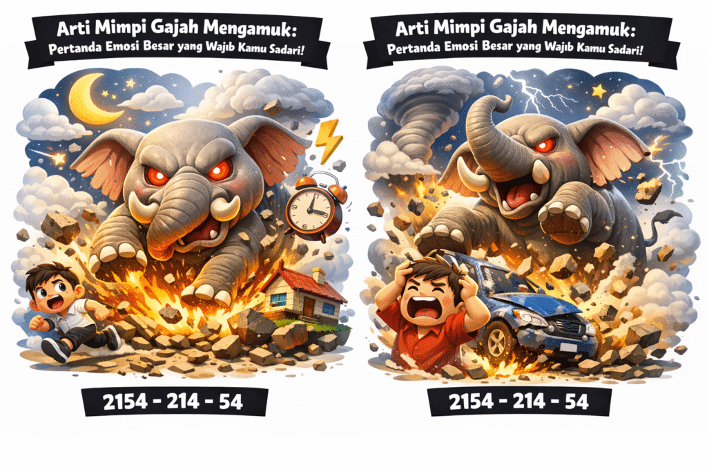 Arti Mimpi Gajah Mengamuk: Pertanda Emosi Besar yang Wajib Kamu Sadari!