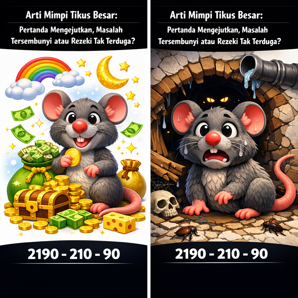 Arti Mimpi Tikus Besar: Pertanda Mengejutkan, Masalah Tersembunyi atau Rezeki Tak Terduga?
