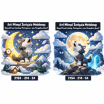 Serigala melolong di malam hari