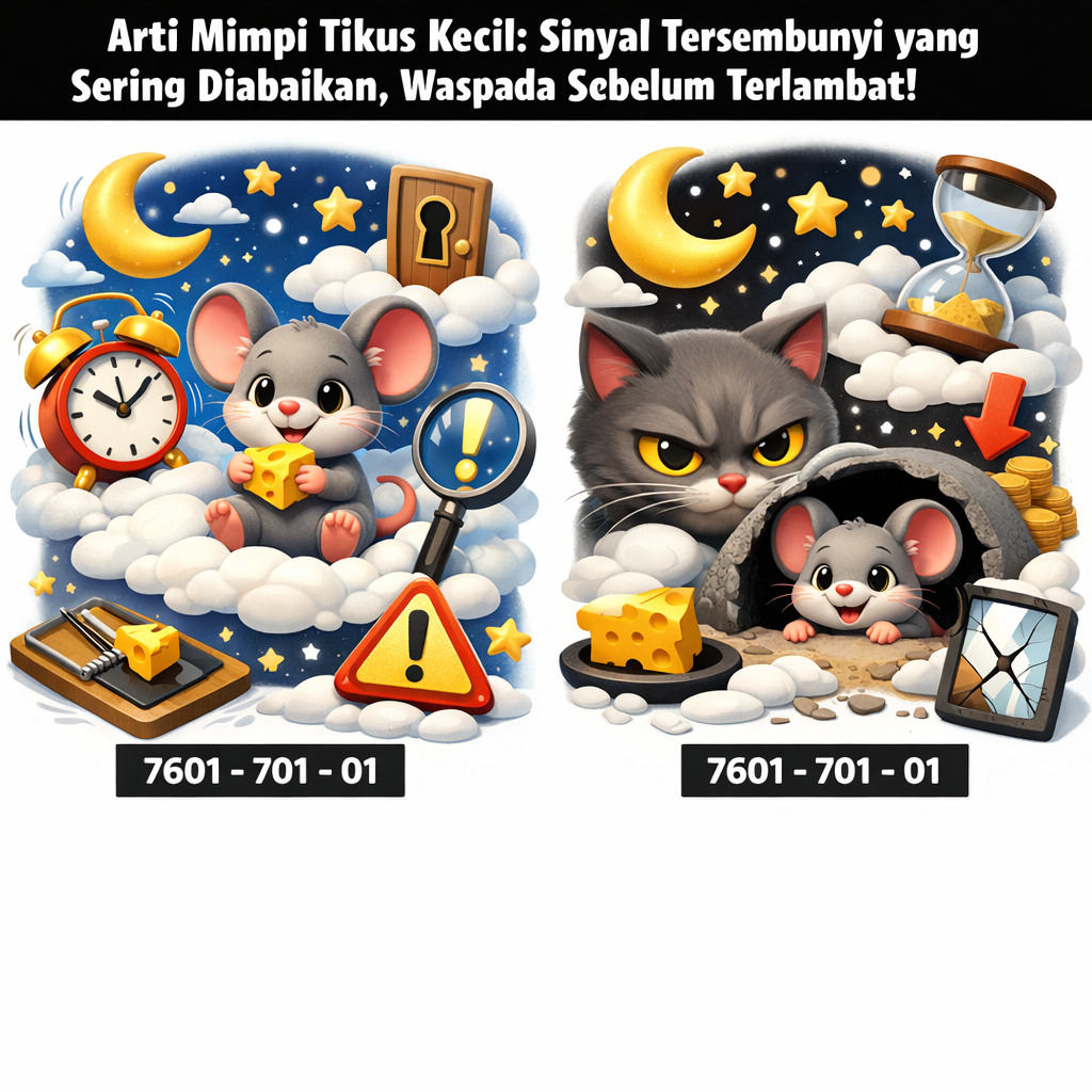 Arti Mimpi Tikus Kecil: Sinyal Tersembunyi yang Sering Diabaikan, Waspada Sebelum Terlambat!