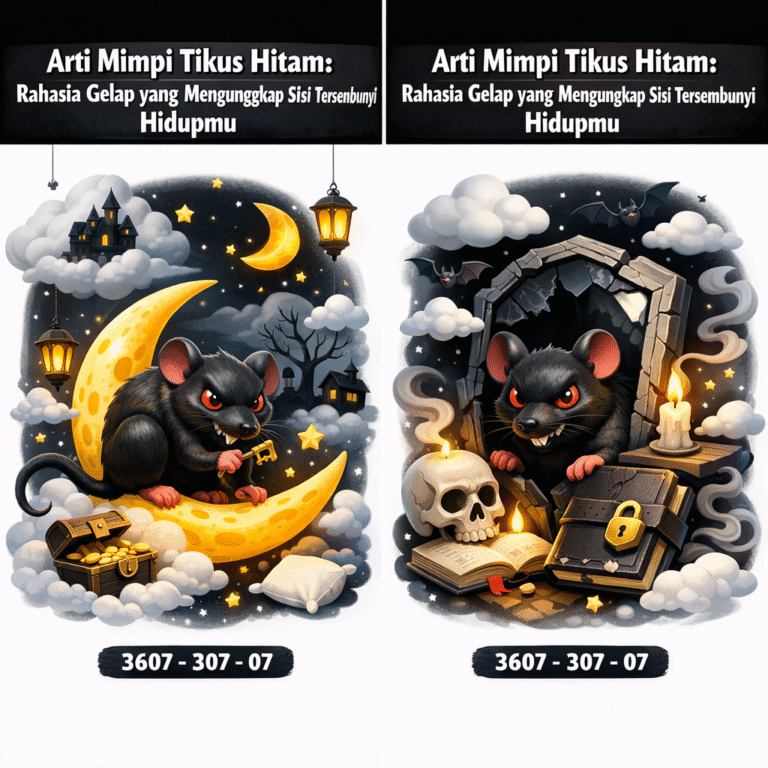 Arti Mimpi Tikus Hitam: Rahasia Gelap yang Mengungkap Sisi Tersembunyi Hidupmu