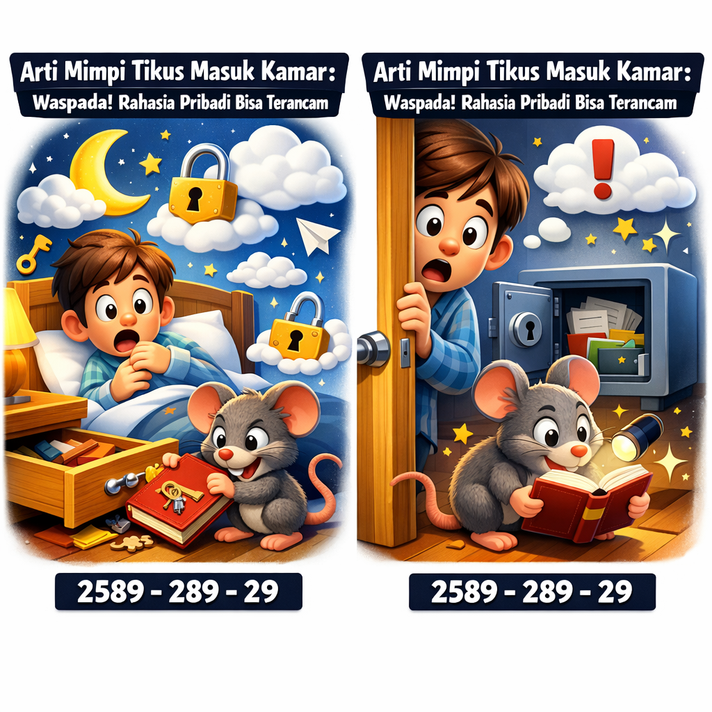 Arti Mimpi Tikus Masuk Kamar: Waspada! Rahasia Pribadi Bisa Terancam